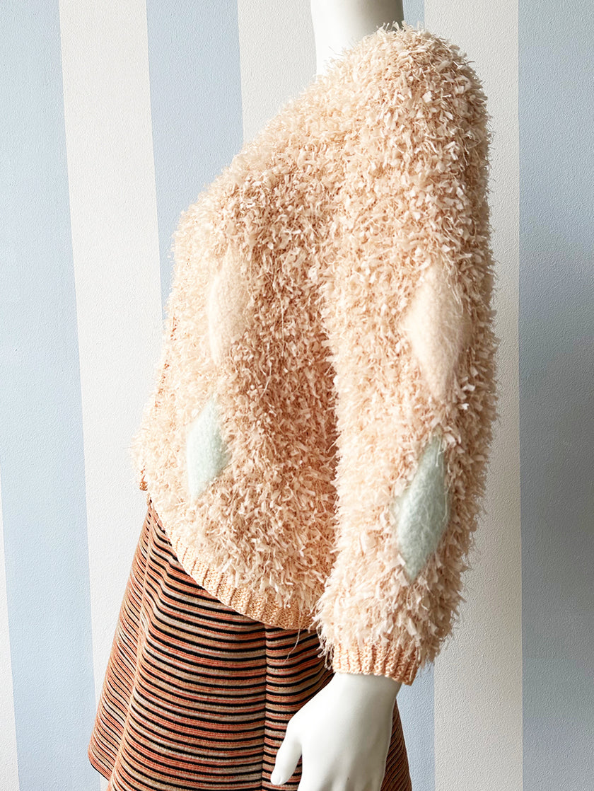 Zalmoranje handgebreid vest