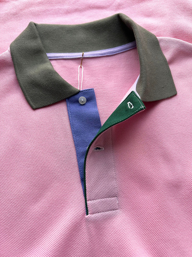 Roze poloshirt