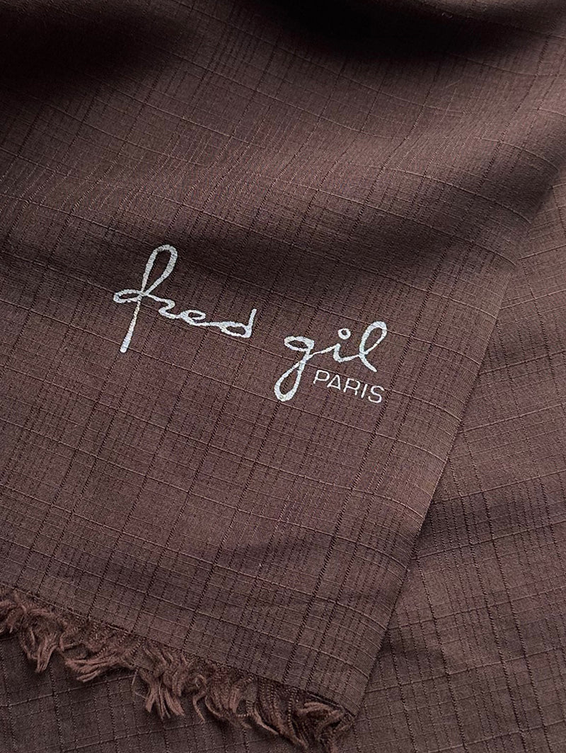 Smal bruin 70s sjaaltje