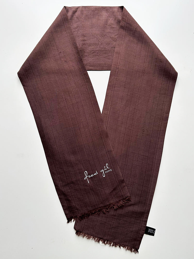 Smal bruin 70s sjaaltje