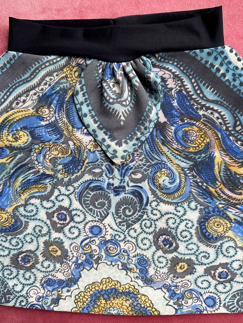 Bonbons grijze paisley turban