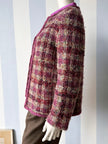 Oud-roze bouclé jasje