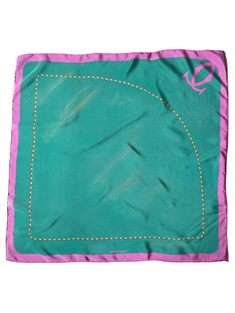 Zijden designer sjaal