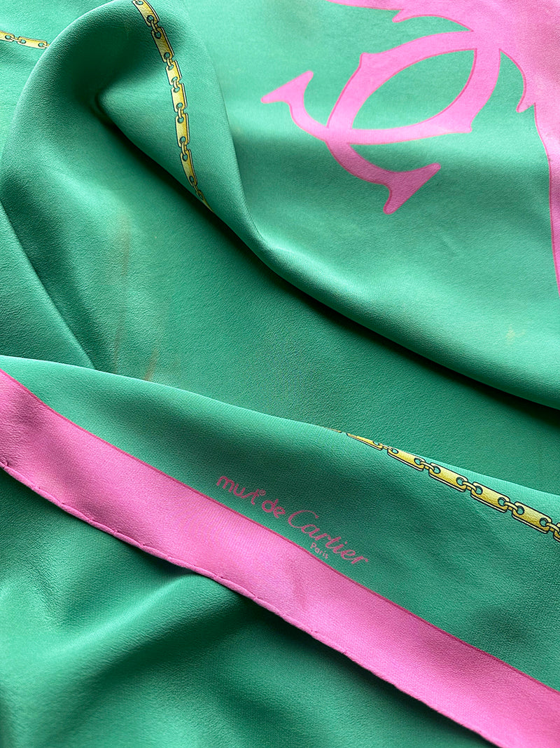 Zijden designer sjaal