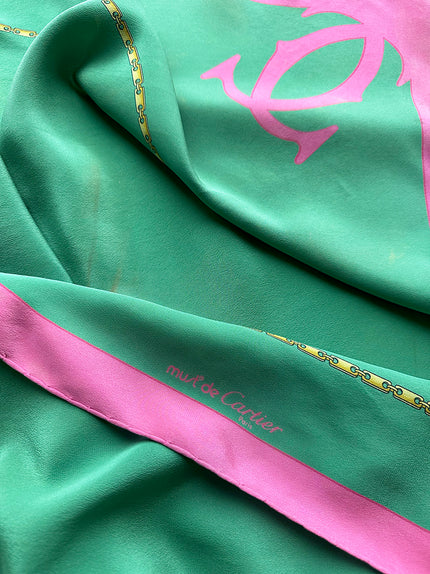 Zijden designer sjaal