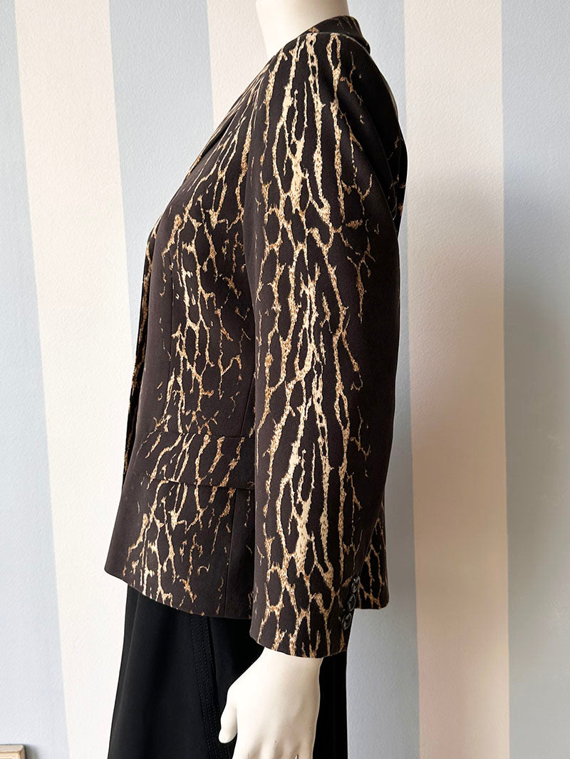 Luipaardprint blazer