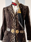 Luipaardprint blazer