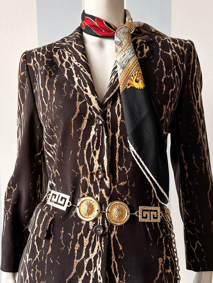 Luipaardprint blazer