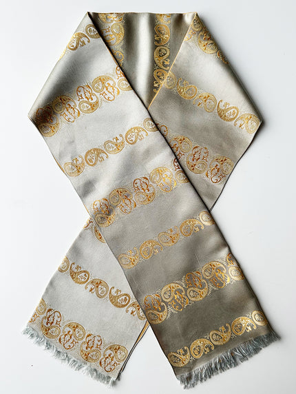 Zijden lang paisley sjaaltje