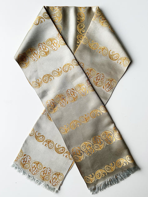 Zijden lang paisley sjaaltje