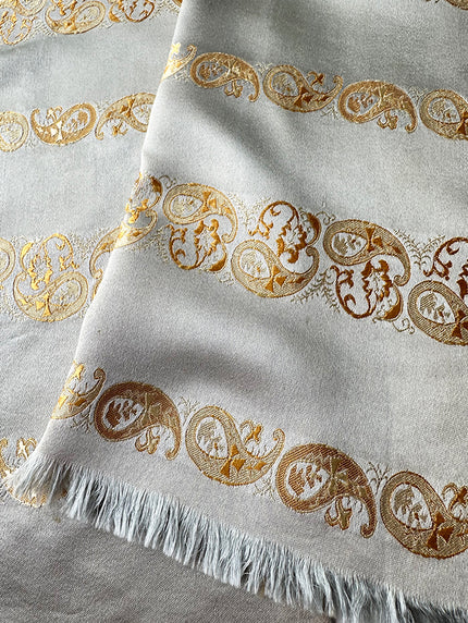 Zijden lang paisley sjaaltje