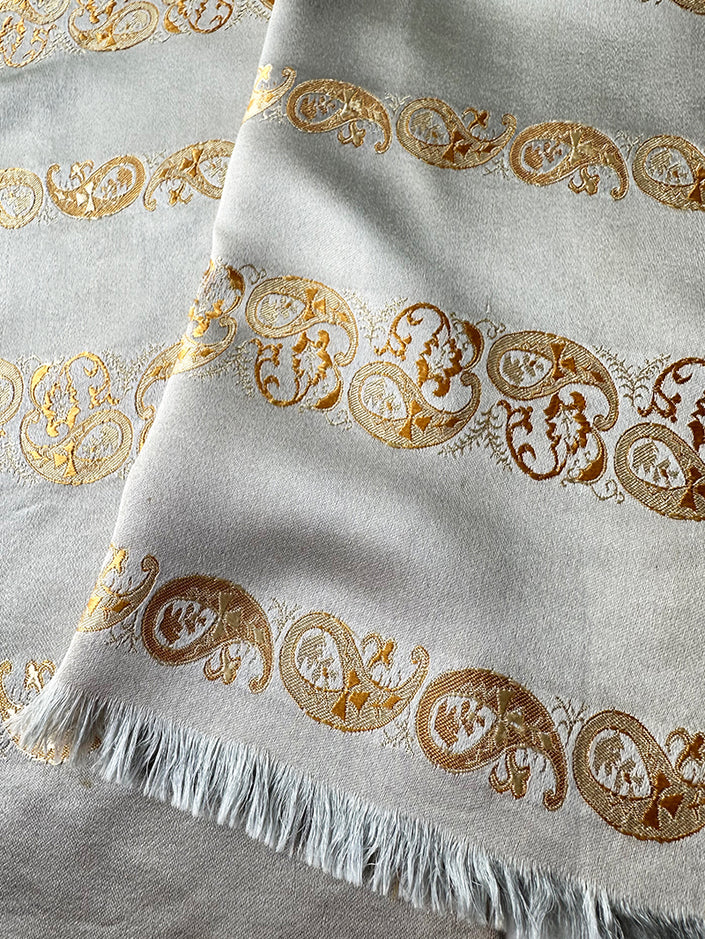 Zijden lang paisley sjaaltje