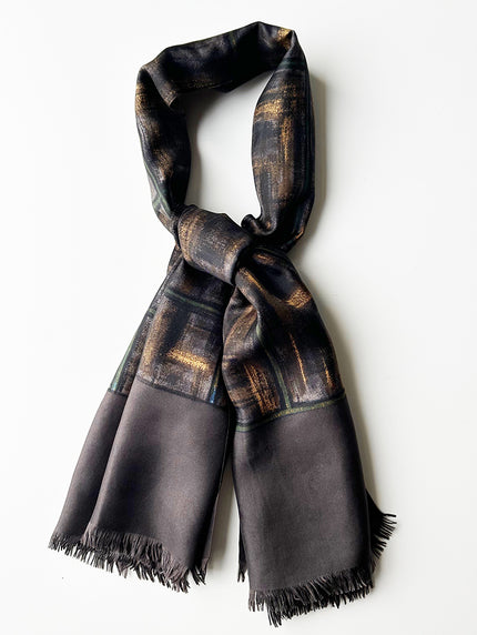 Zijden lange herensjaal