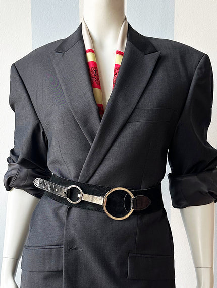 Donkergrijs designer colbert