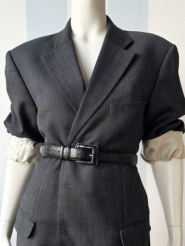 Donkergrijs designer colbert