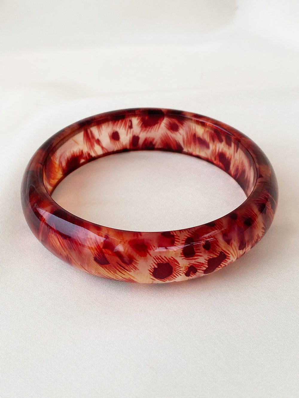 Bangle met luipaardmotief