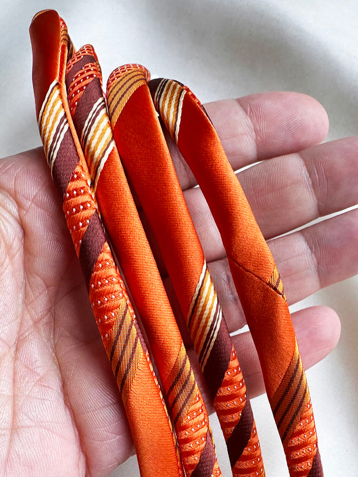 Le lien - Oranje gestreept (polyester)