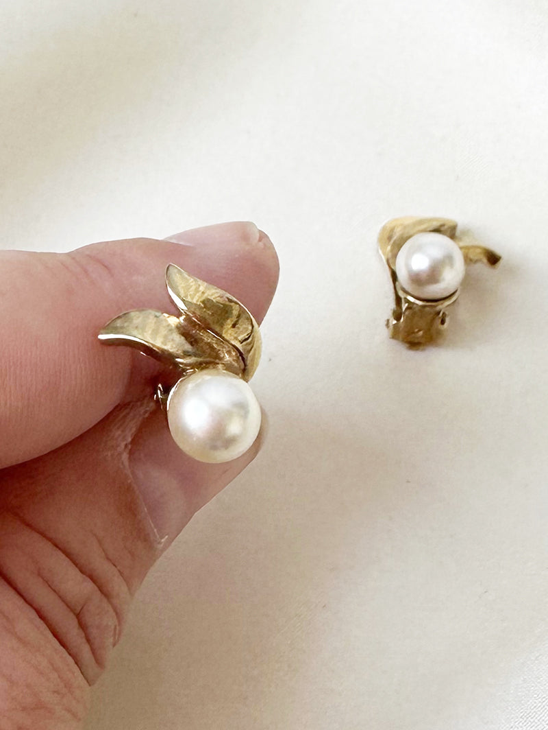 Kleine designer clip oorbellen