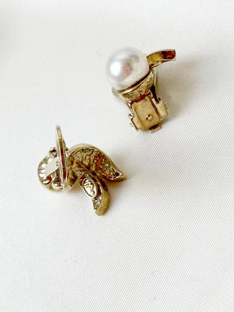 Kleine designer clip oorbellen