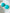 Ronde turquoise clip oorbellen