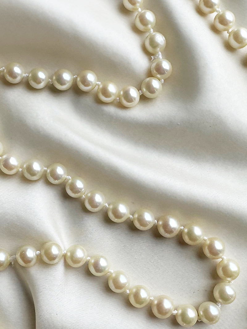 Vintage faux parelketting