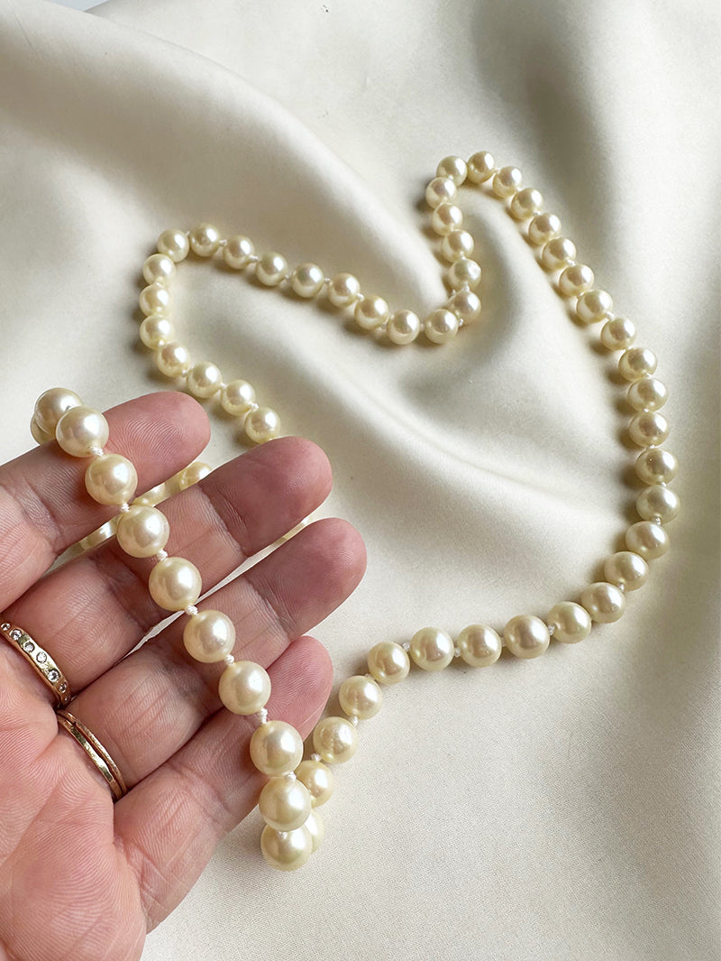 Vintage faux parelketting