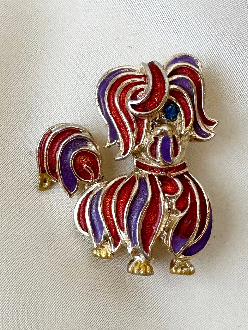 Hondje broche