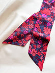 Floral zijden twilly