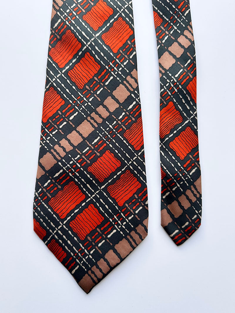 70s brede designer stropdas