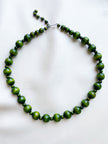 Groen houten collier