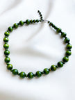 Groen houten collier