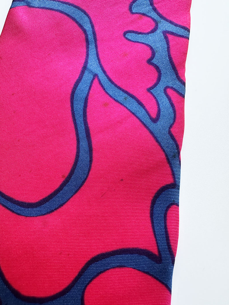 70s zijden designer stropdas