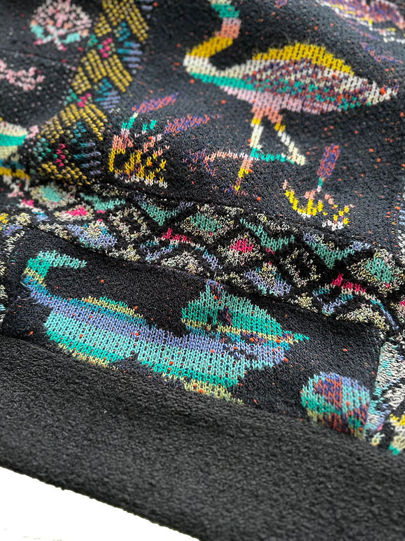 80s Gebreide patchwork jas