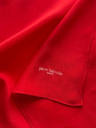 Rode zijden designer pochet