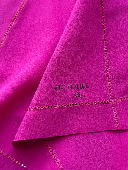 Paars/roze zijden pochet