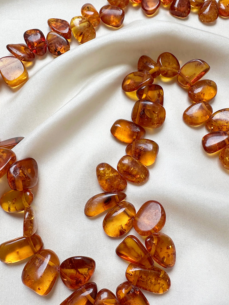 Collier van barnsteen