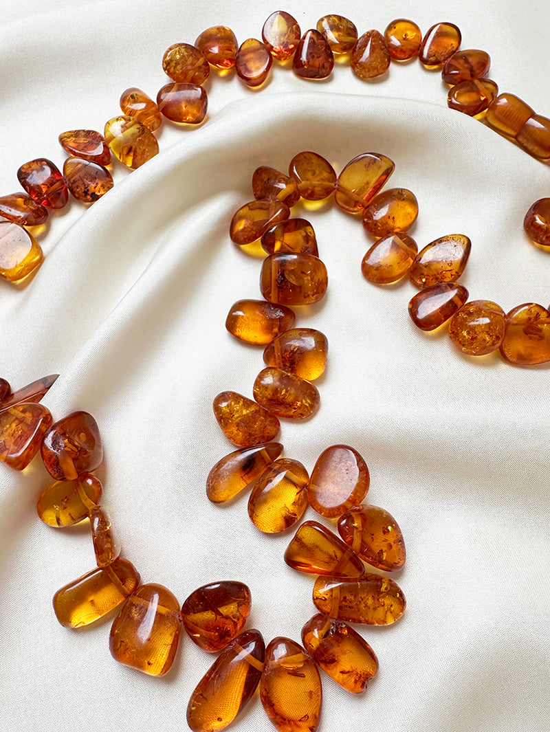 Collier van barnsteen