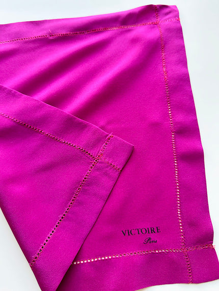 Paars/roze zijden pochet
