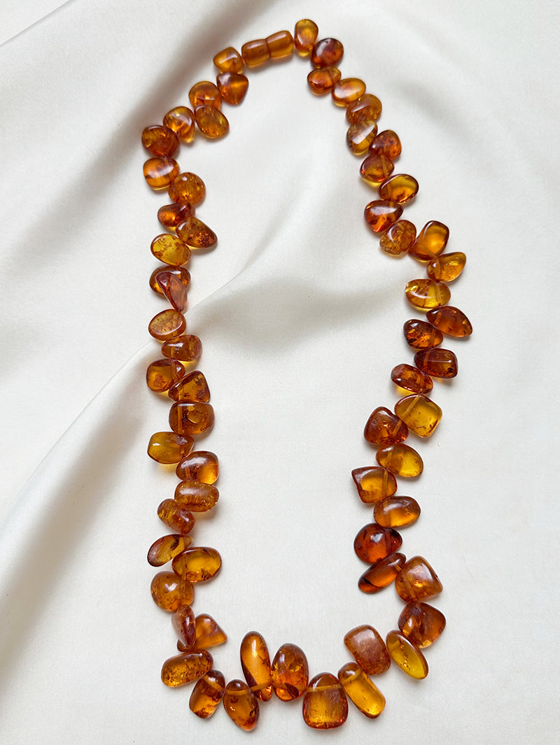 Collier van barnsteen