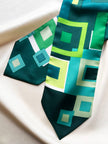 70s zijden ascot tie