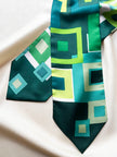 70s zijden ascot tie