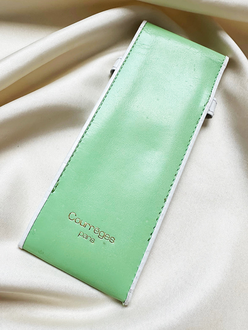 Leren designer brillenetui