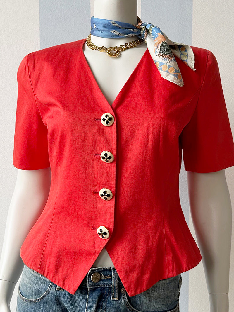 Knalrood couturejasje