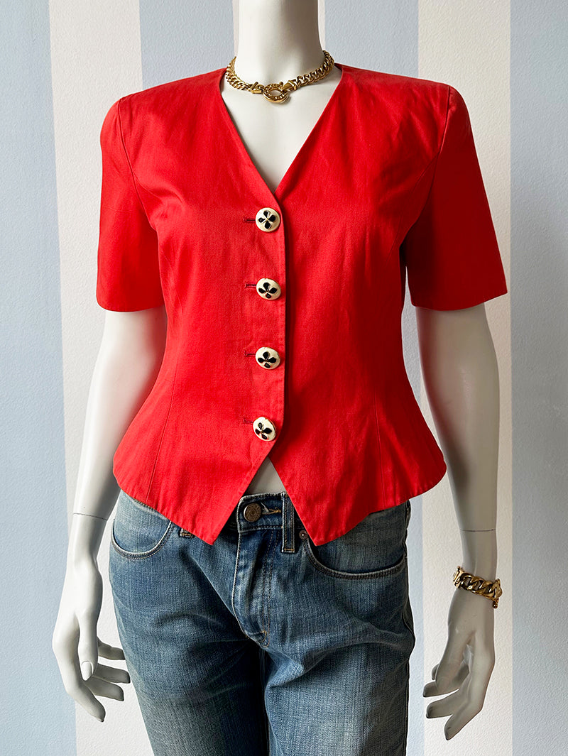 Knalrood couturejasje