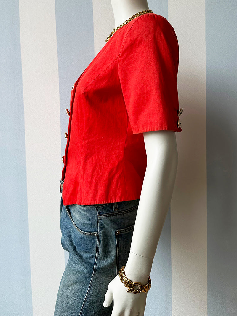 Knalrood couturejasje