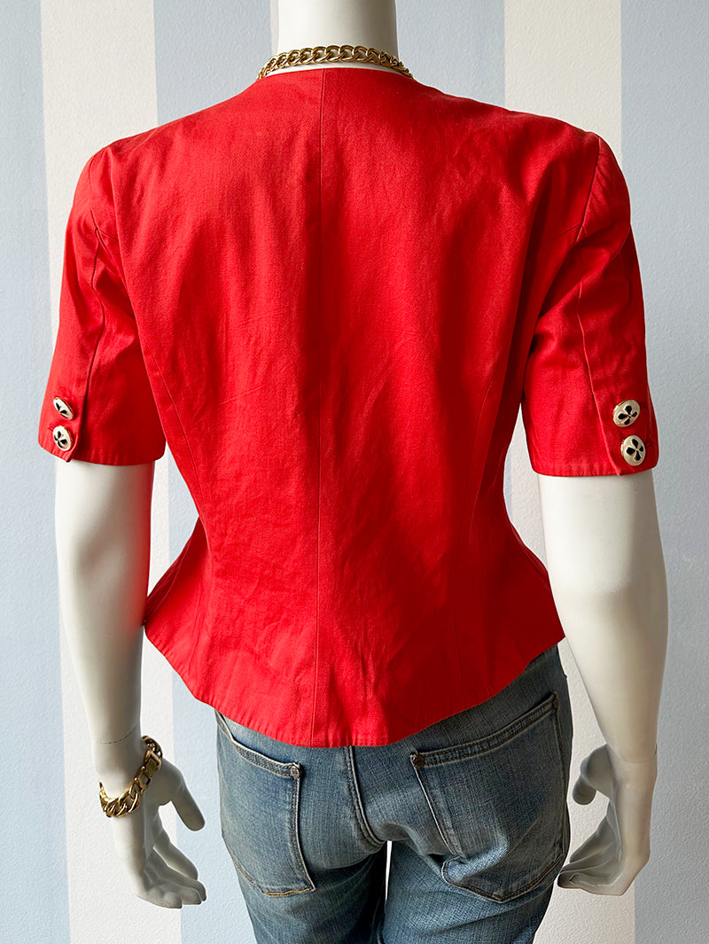 Knalrood couturejasje