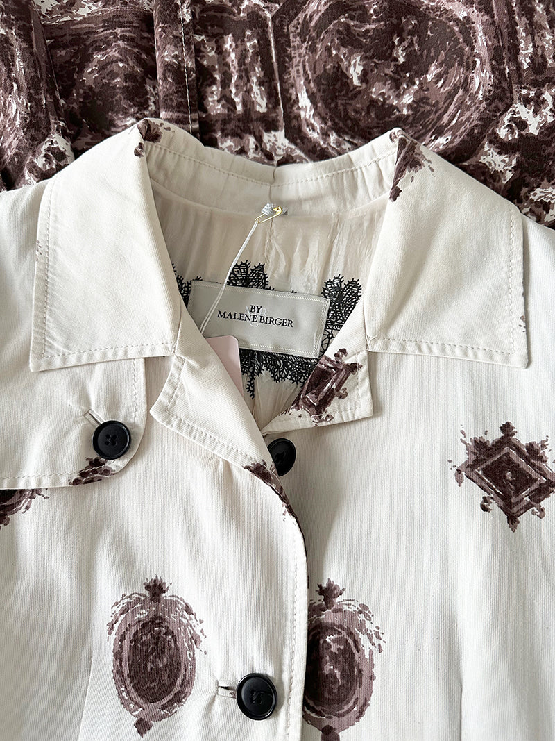 Trenchcoat met dessin