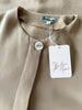 Camel zijden blouse