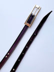 Smal bruin ceintuurtje met gouden details
