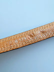 Smal bruin ceintuurtje met gouden details